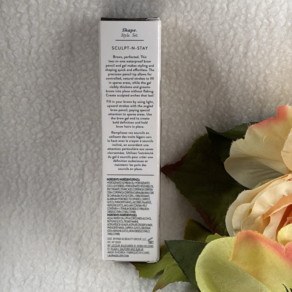 Laura Geller Sculpt-N-Stay Dark Brown Brow Pencil .007 oz. NEW - Picture 3 of 6